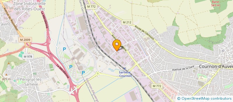 localisation de l'entreprise MONSIEUR THIBAULT LIMORTE  COURNON-D'AUVERGNE