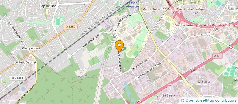 localisation de l'entreprise MONSIEUR THIBAULT LINDOR à PESSAC