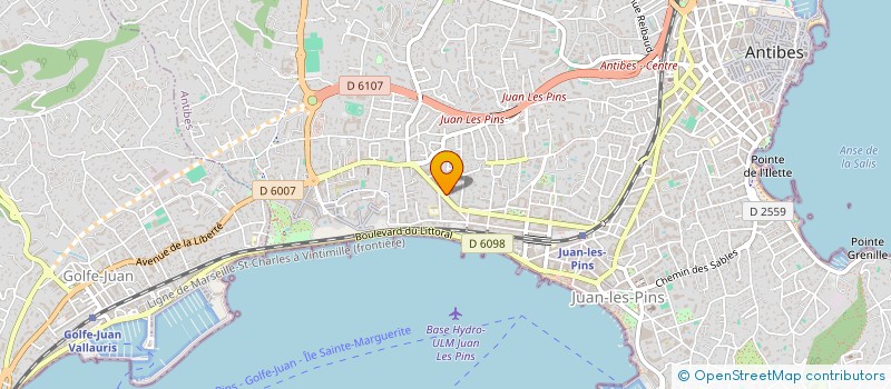 localisation de l'entreprise MONSIEUR THIBAULT LIOU à ANTIBES