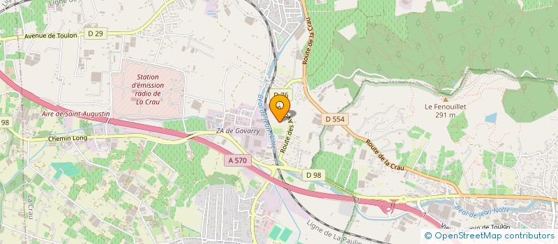 localisation de l'entreprise MONSIEUR THIBAULT LOMBARDOT  LA CRAU