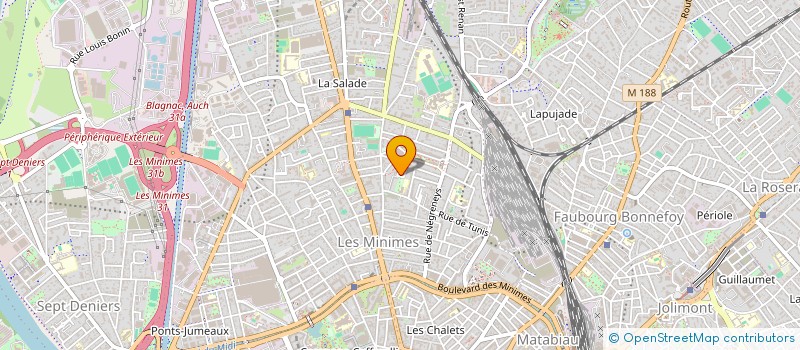 localisation de l'entreprise MONSIEUR THIBAULT LOUBATIER  TOULOUSE