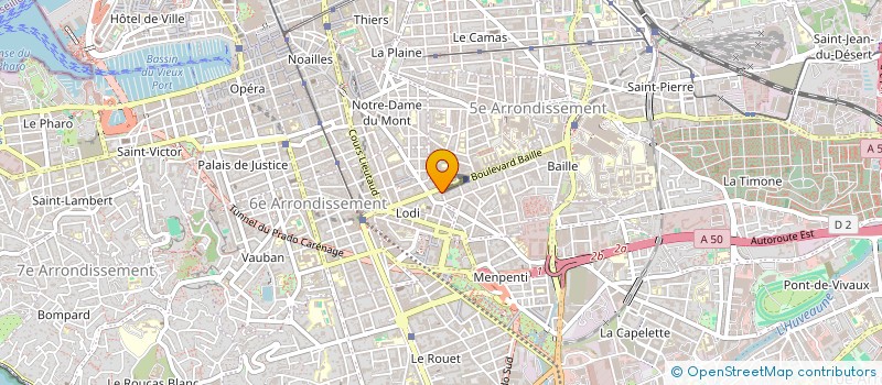 localisation de l'entreprise MONSIEUR THIBAULT LOUBIGNAC à MARSEILLE