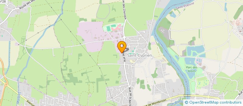localisation de l'entreprise MONSIEUR THIBAULT LYONNET  SAINT-CYPRIEN