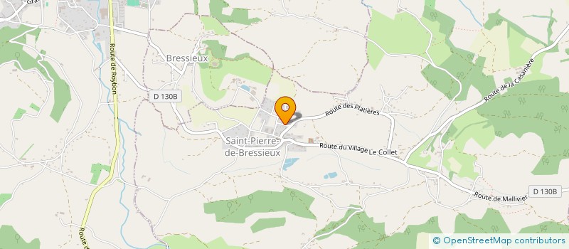 localisation de l'entreprise MONSIEUR THIBAULT MAGNIAT  SAINT-PIERRE-DE-BRESSIEUX