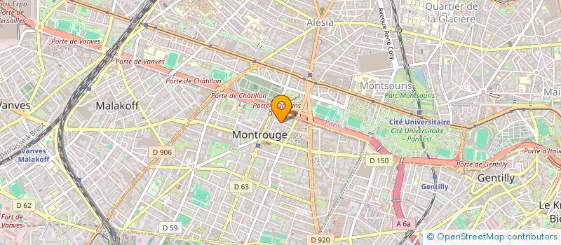 localisation de l'entreprise MONSIEUR THIBAULT MANGON  MONTROUGE