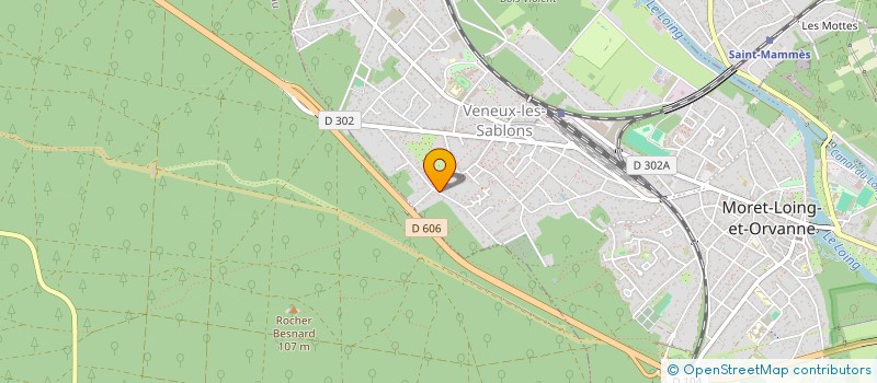 localisation de l'entreprise MONSIEUR THIBAULT MANIGHETTI  MORET-LOING-ET-ORVANNE