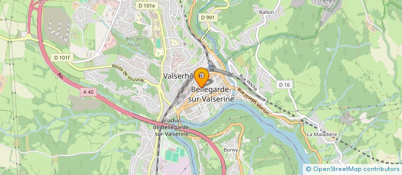 localisation de l'entreprise MONSIEUR THIBAULT MARC à VALSERHONE
