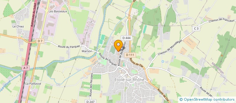 localisation de l'entreprise MONSIEUR THIBAULT MARCHAND  ETOILE-SUR-RHONE