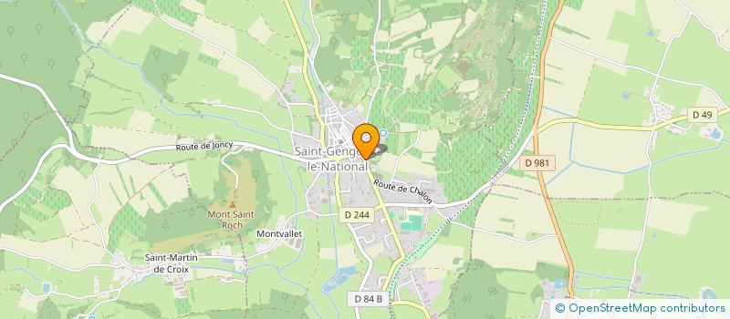 localisation de l'entreprise MONSIEUR THIBAULT MARGUERITAT  GENOUILLY