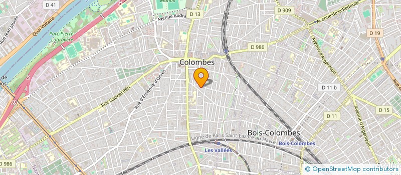 localisation de l'entreprise MONSIEUR THIBAULT MARTIN à COLOMBES