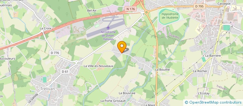 localisation de l'entreprise MONSIEUR THIBAULT MARTIN  TRELIVAN