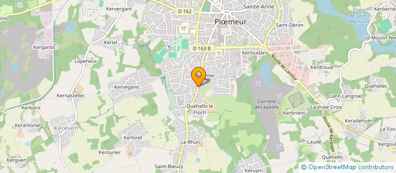 localisation de l'entreprise MONSIEUR THIBAULT MARTIN  PLOEMEUR