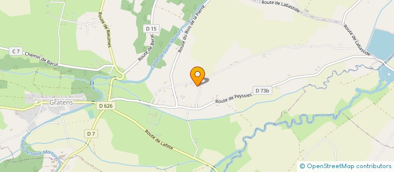 localisation de l'entreprise MONSIEUR THIBAULT MARTINEZ  GRATENS