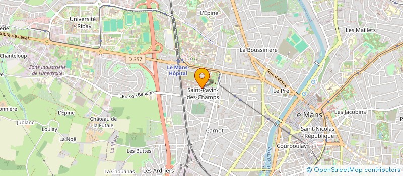 localisation de l'entreprise MONSIEUR THIBAULT MARTZLOFF  LE MANS