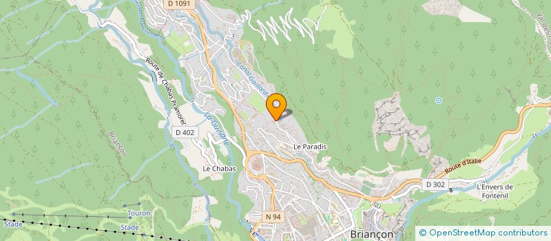 localisation de l'entreprise MONSIEUR THIBAULT MASSET  BRIANCON