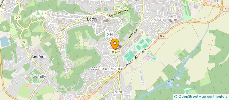 localisation de l'entreprise MONSIEUR THIBAULT MBEMBA à LAON