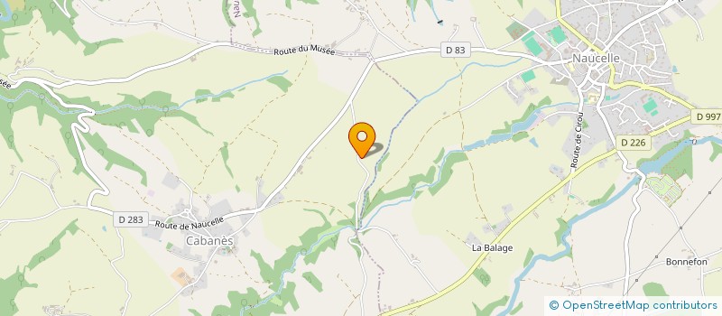 localisation de l'entreprise MONSIEUR THIBAULT MEDALLE  NAUCELLE