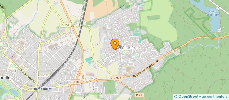 localisation de l'entreprise MONSIEUR THIBAULT MEDARD  RAMBOUILLET