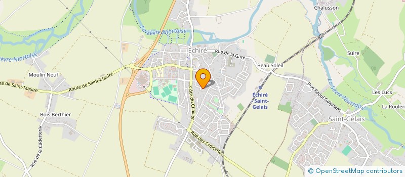 localisation de l'entreprise MONSIEUR THIBAULT MEJEAN  ECHIRE