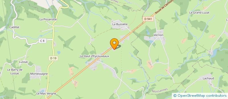 localisation de l'entreprise MONSIEUR THIBAULT MENUCELLI  SAINT-LEONARD-DE-NOBLAT