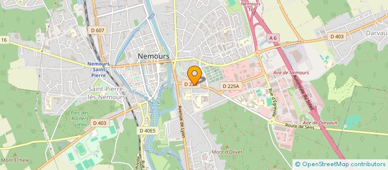 localisation de l'entreprise MONSIEUR THIBAULT MICHEL  NEMOURS