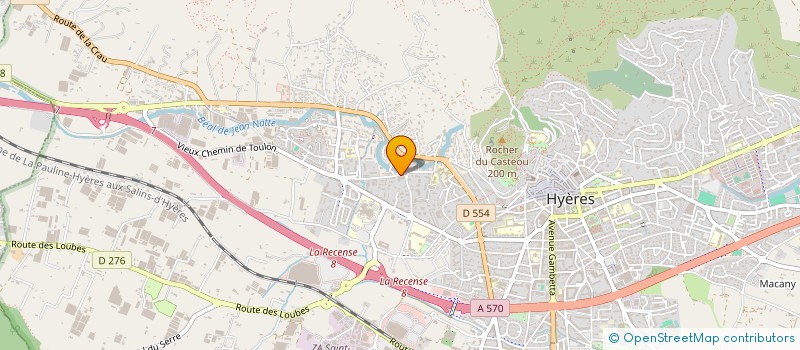 localisation de l'entreprise MONSIEUR THIBAULT MICHELIN à HYERES