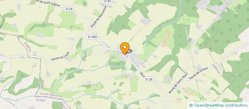 localisation de l'entreprise MONSIEUR THIBAULT MICLO  ESPERCE