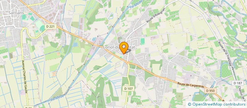 localisation de l'entreprise MONSIEUR THIBAULT MILESI  LORIOL-DU-COMTAT
