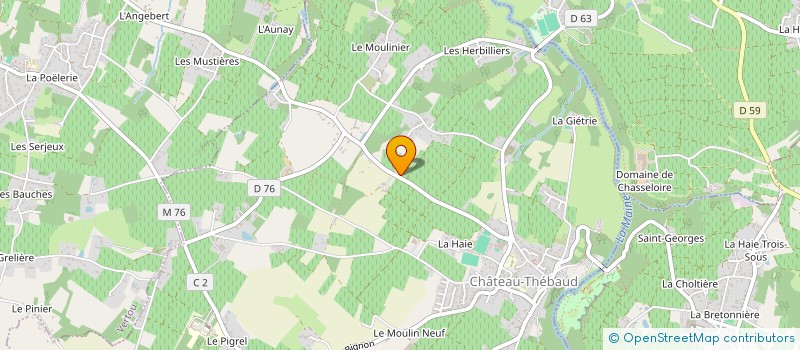 localisation de l'entreprise MONSIEUR THIBAULT MINAUD à CHATEAU-THEBAUD