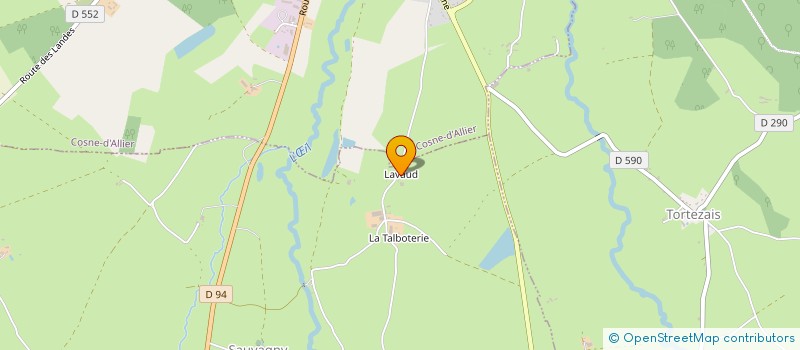 localisation de l'entreprise MONSIEUR THIBAULT MONCE  VILLEFRANCHE D ALLIER