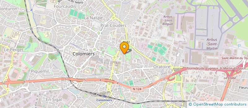 localisation de l'entreprise MONSIEUR THIBAULT MONDOUCH à COLOMIERS