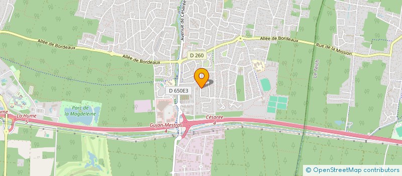 localisation de l'entreprise MONSIEUR THIBAULT MONTAUD à GUJAN-MESTRAS