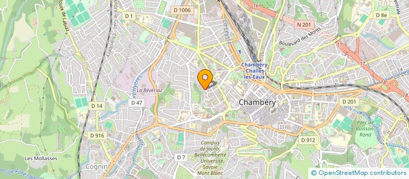 localisation de l'entreprise MONSIEUR THIBAULT MONTET  CHAMBERY