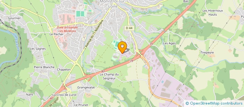 localisation de l'entreprise MONSIEUR THIBAULT MOREL  MONISTROL-SUR-LOIRE