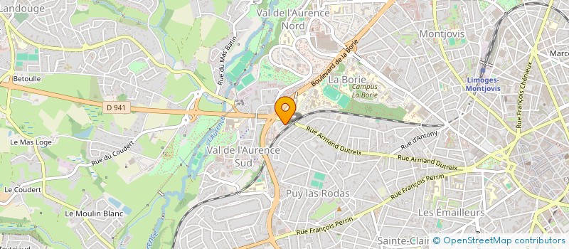 localisation de l'entreprise MONSIEUR THIBAULT MOULINAT à LIMOGES