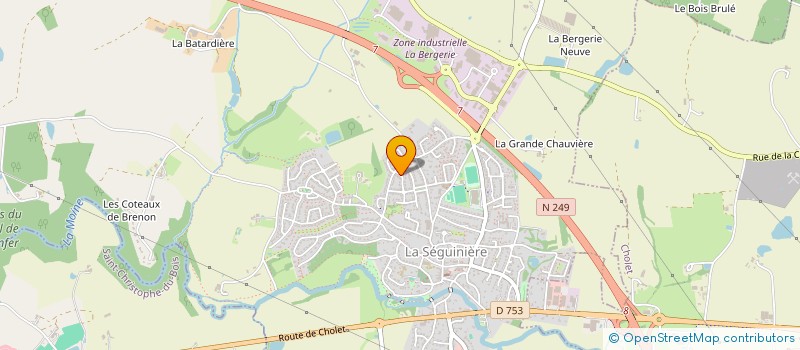 localisation de l'entreprise MONSIEUR THIBAULT NIORT  LA SEGUINIERE