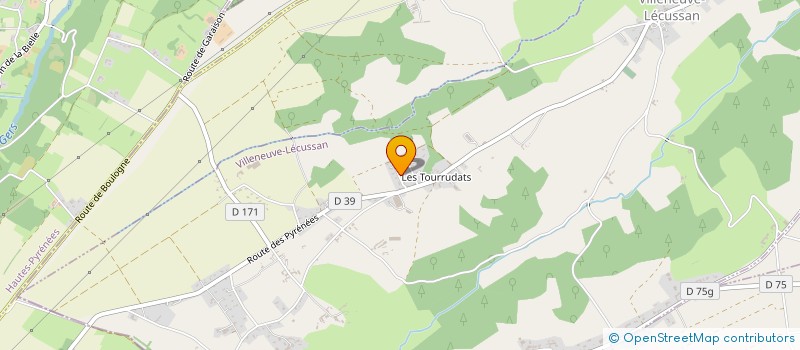 localisation de l'entreprise MONSIEUR THIBAULT NOGUES  VILLENEUVE-LECUSSAN