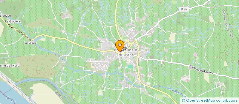 localisation de l'entreprise MONSIEUR THIBAULT NOURRIT  CHATEAUNEUF-DU-PAPE