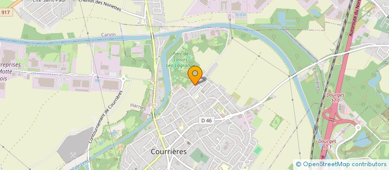 localisation de l'entreprise MONSIEUR THIBAULT OULD-RABAH  COURRIERES