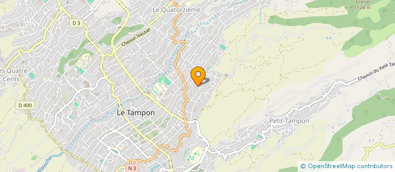 localisation de l'entreprise MONSIEUR THIBAULT OULTAOU  LE TAMPON