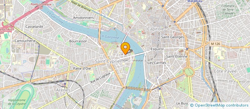 localisation de l'entreprise MONSIEUR THIBAULT PALIS  TOULOUSE