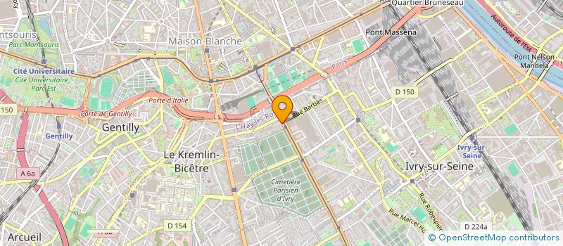 localisation de l'entreprise MONSIEUR THIBAULT PANYANOUVATH  IVRY-SUR-SEINE