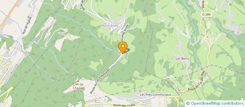 localisation de l'entreprise MONSIEUR THIBAULT PAPET-LEPINE  HURTIERES