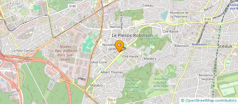 localisation de l'entreprise MONSIEUR THIBAULT PAQUEREAU à LE PLESSIS ROBINSON