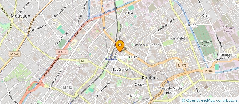 localisation de l'entreprise MONSIEUR THIBAULT PARENTY à ROUBAIX