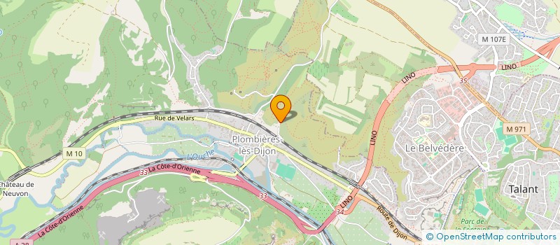 localisation de l'entreprise MONSIEUR THIBAULT PARODI  PLOMBIERES-LES-DIJON