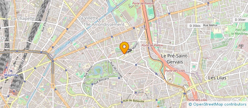 localisation de l'entreprise MONSIEUR THIBAULT PAUL ANDRE BARADAT  PARIS