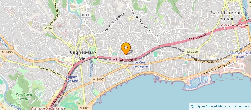 localisation de l'entreprise MONSIEUR THIBAULT PAULIN à CAGNES-SUR-MER