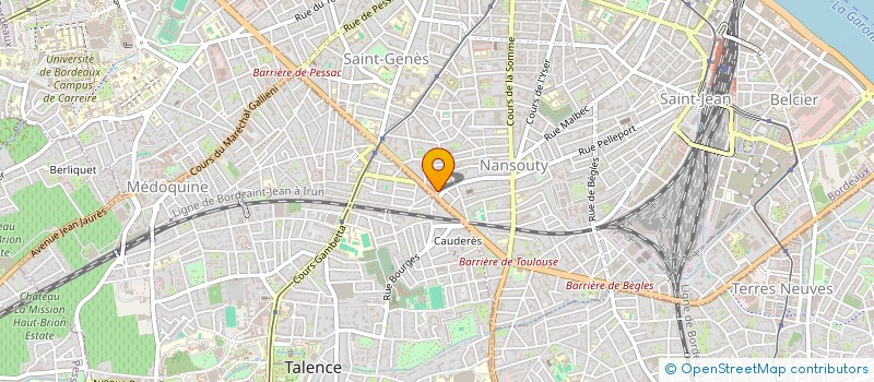 localisation de l'entreprise MONSIEUR THIBAULT PAYERNE  BORDEAUX