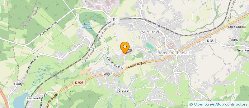 localisation de l'entreprise MONSIEUR THIBAULT PEILLEX à BONS-EN-CHABLAIS